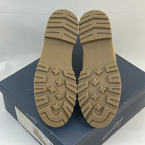 Women's Chunky Tully Lace-Up Tan Winter Hiking Boots - Universal Thread™ 8 1/2 - Picture 8 of 10